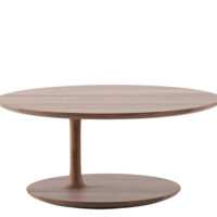 Artisan Bloop Coffee Table - Ø70cm. - Valnød