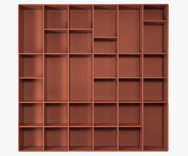 ByAulum Quadrant Memphis Reol - Rusty