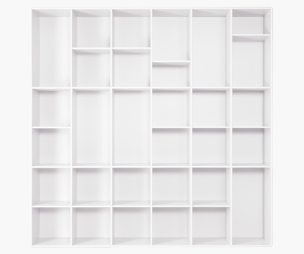 ByAulum Quadrant Memphis Reol - White