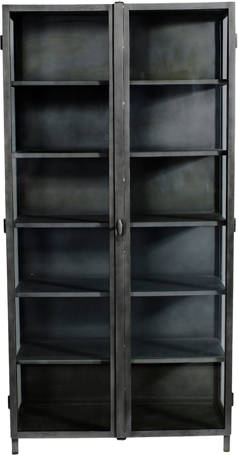 Muubs Glasskab 17 Str W: 100 H: 200 D: 45 cm - Vitrineskabe Træ hos Magasin
