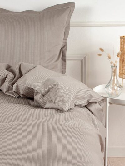 Night & Day Sengesæt Raie Sand Str 140x220 cm - Sengetøj Bomuld hos Magasin