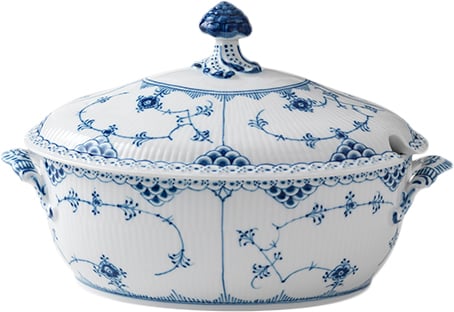 Royal Copenhagen Mussel Halvblonde Terrin - Serveringsskåle hos Magasin