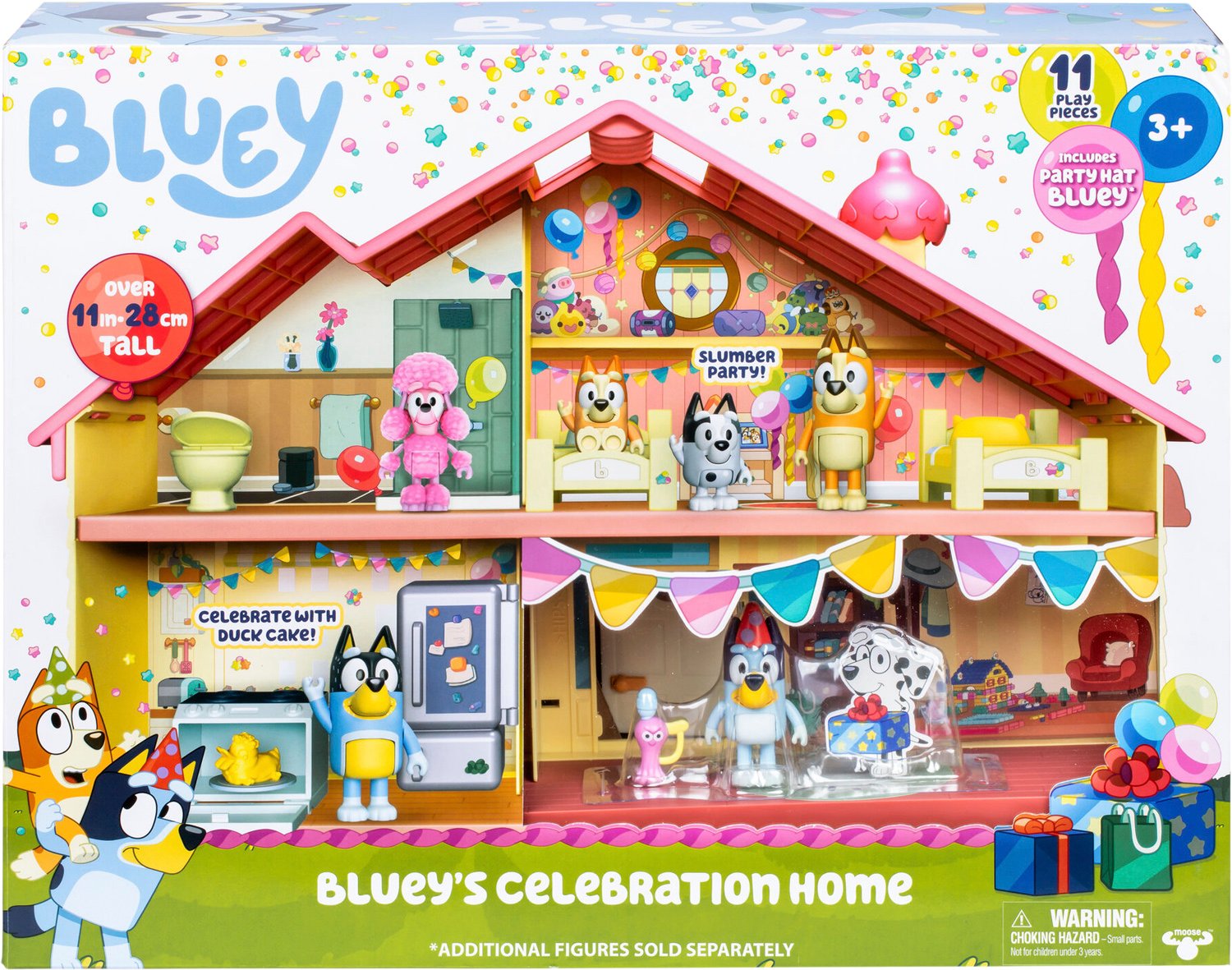 Bluey Bluey Blueys Birthday Cel - Dyrefigurer hos Magasin