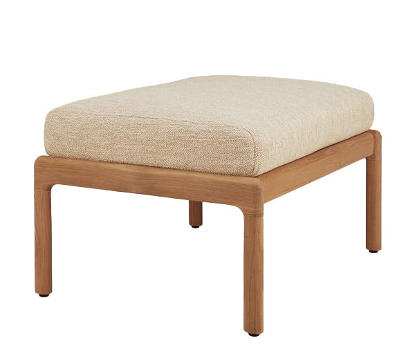Ethnicraft Teak Jack Outdoor Footstool - Natural