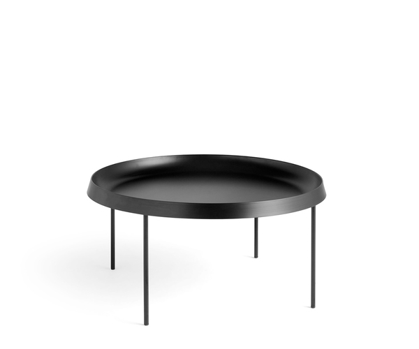 Hay Tulou Sofabord - Sort - Ø75 cm.