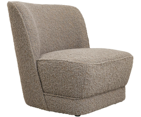 Jakobsdals Royal loungestol - gråbrun boucle