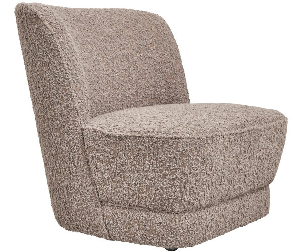 Jakobsdals Royal loungestol - lysebrun boucle