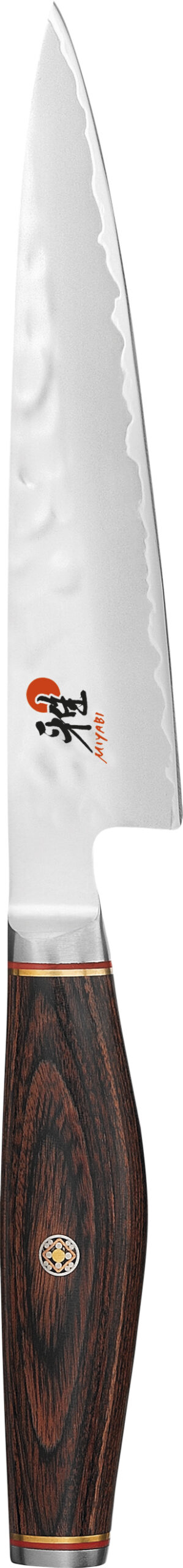 MIYABI 6000 MCT Shotoh 13 cm Grå/brun Str L: 13 cm - Urteknive Stål hos Magasin