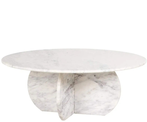 Richmond Interiors Holmes sofabord - marmor - 34,5x90