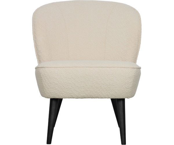 Sara loungestol - cream boucle