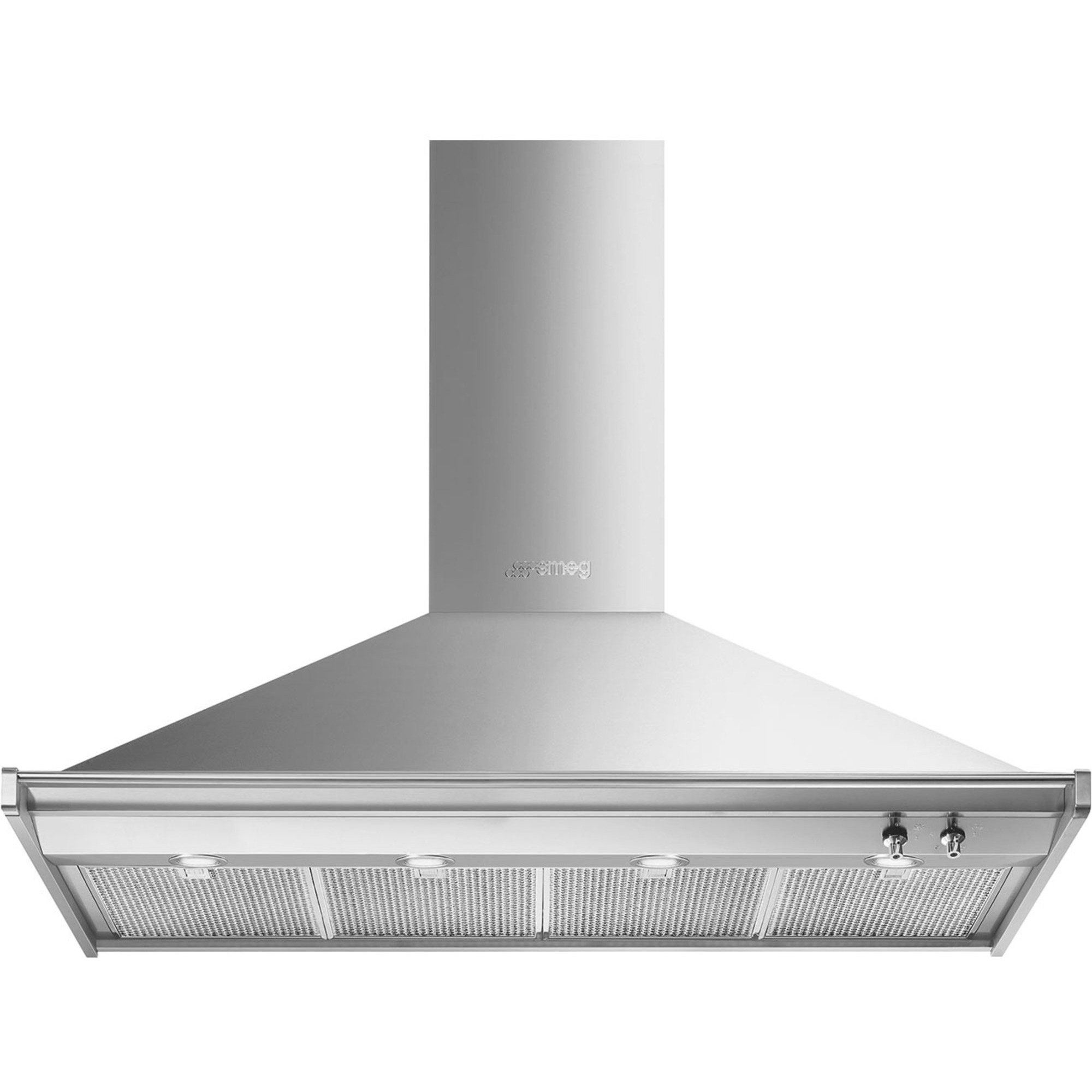 Smeg KD120HXE 120cm Victoria Vægmonteret Emhætte i Rustfrit Stål