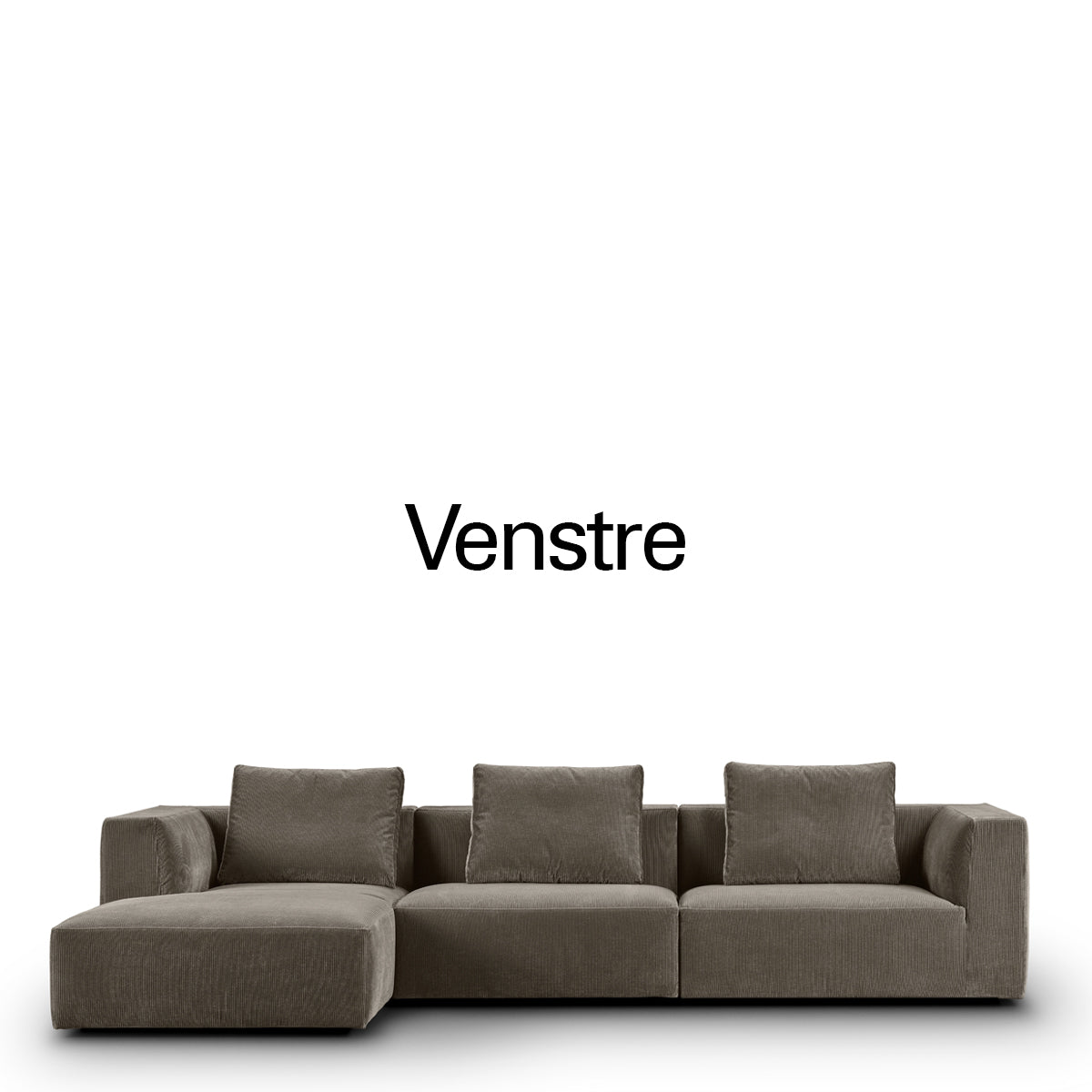 Juul 101 Sofa - 320x170cm. - Mainz 21 Stof - Chaiselong Venstre