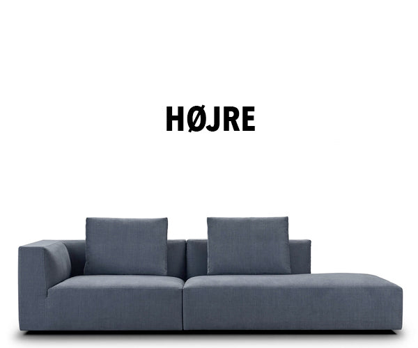 Juul 101 Sofa - Open End - 280x100cm. - Stone 06 - Højre