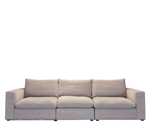 Nord komfort Lazy Sofa - 320 cm. - Kiss Stof - 03 Light Grey