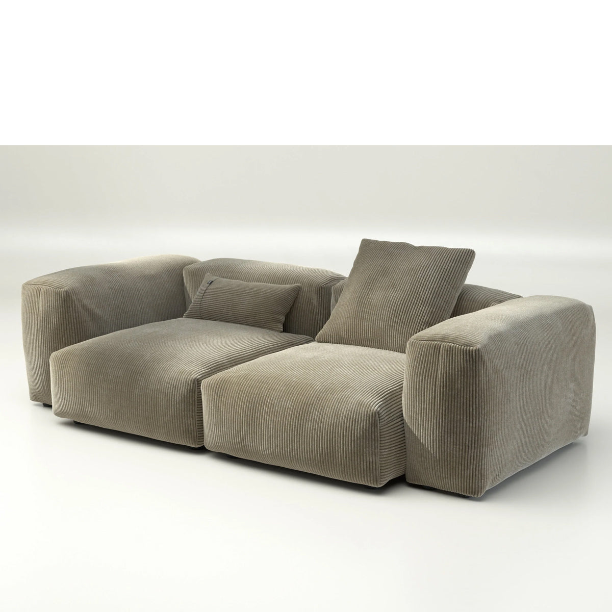 Vetsak Sofa - 230x115cm. - Cord Velours - Khaki