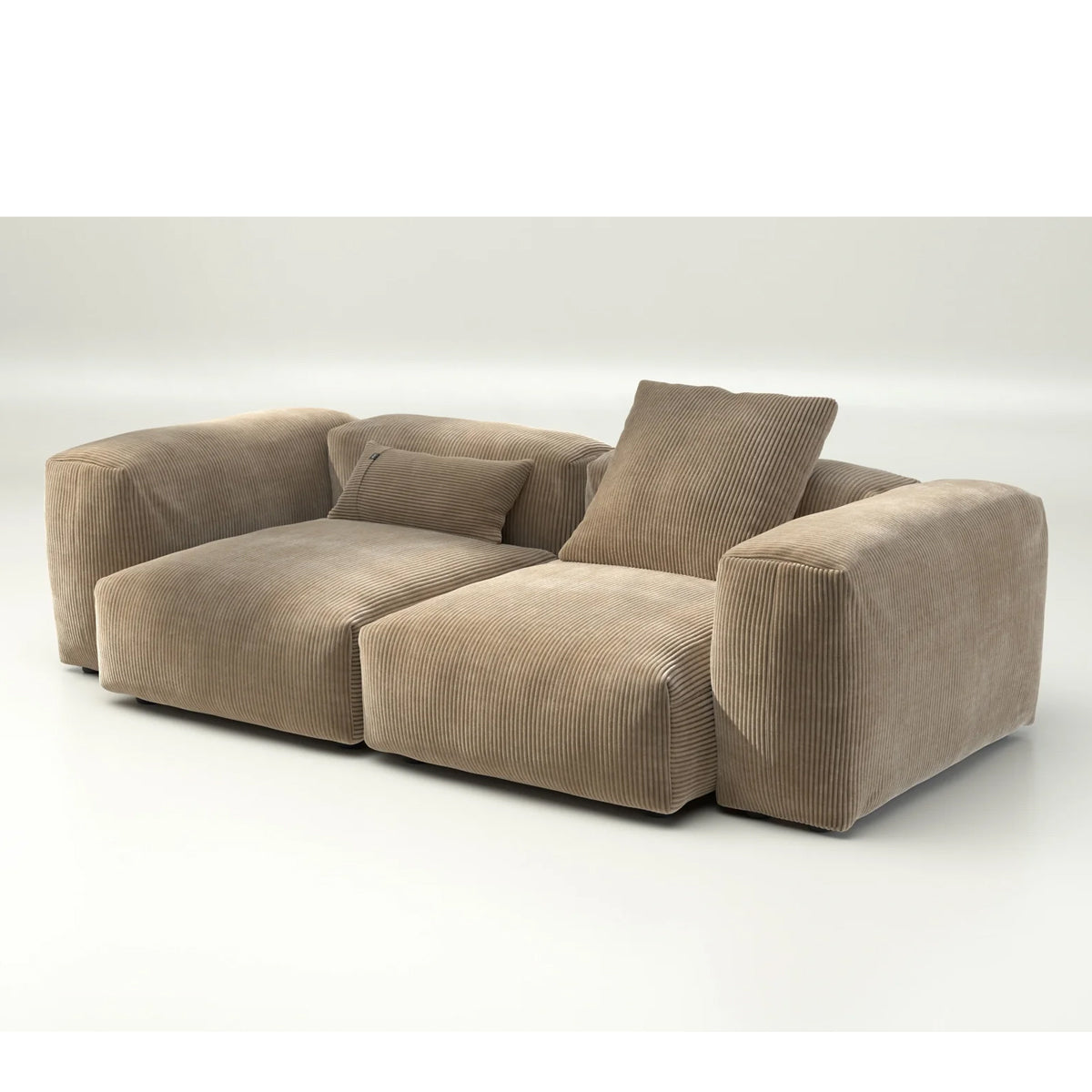 Vetsak Sofa - 230x115cm. - Cord Velours - Sand