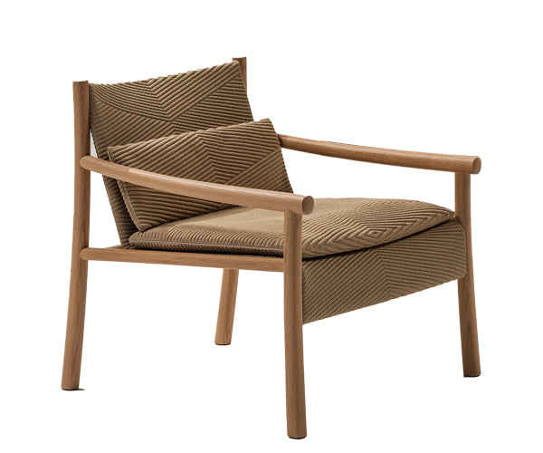 Arper Kata Loungestol - Eg - 3D Knit - Inkl. 3D Knit Pude - WHEAT - 3E00002