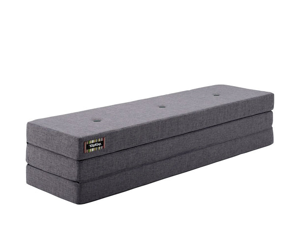 By KlipKlap KK 3 Fold - flere farver - Multi grey 520 w grey buttons