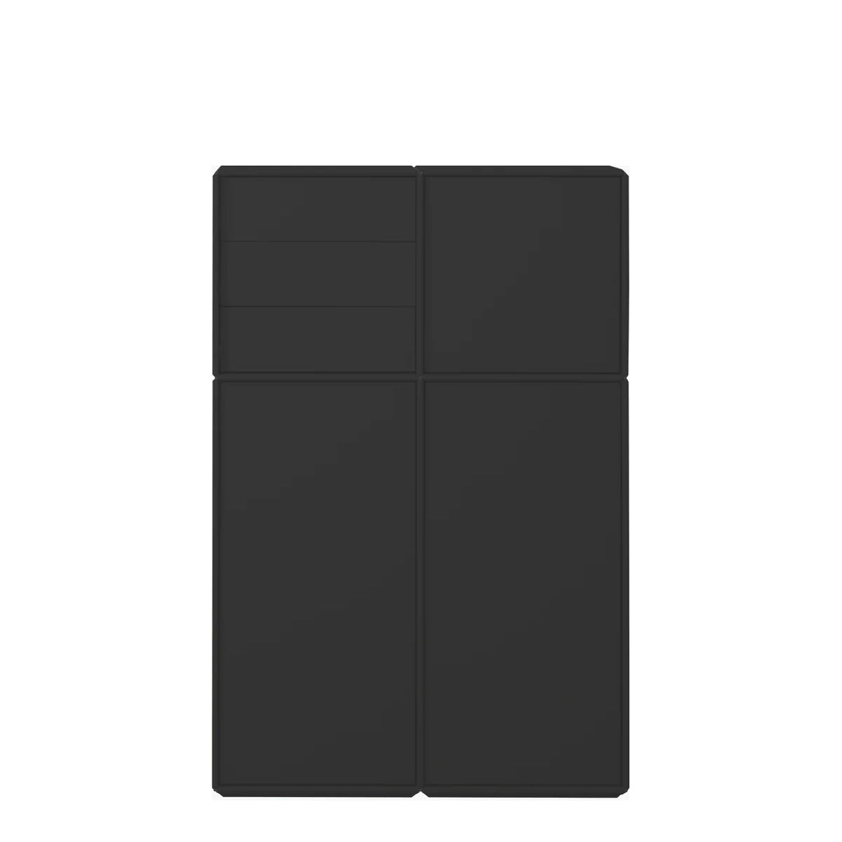 ByAulum Quadrant Chicago Skab - Sort