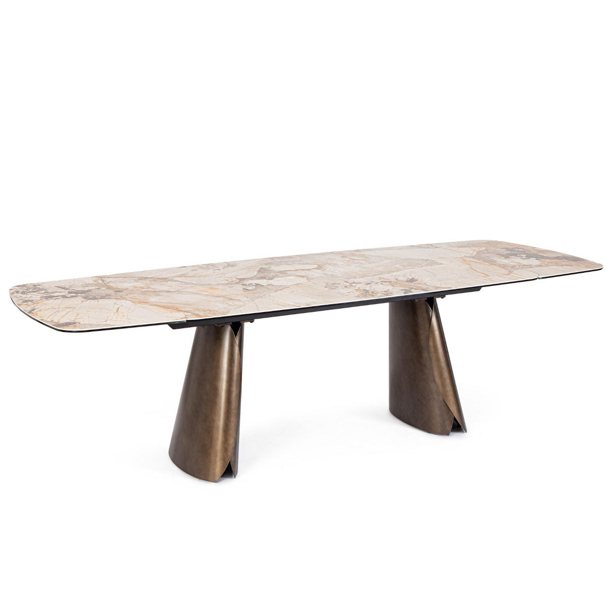 Cile spisebord - Patagonia Ceramic - m/udtræk - 180/220/260x90