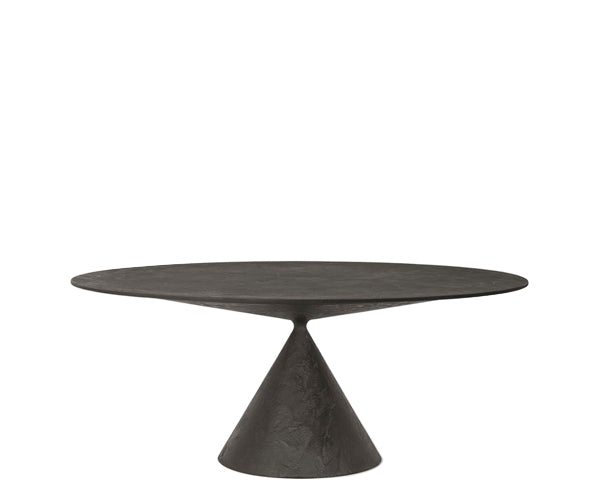 Desalto Clay Bord - Stone Finish - Ø120cm. - Black concrete D66