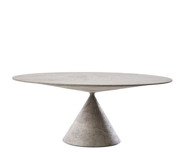 Desalto Clay Bord - Stone Finish - Ø160cm. - Tufo Stone D64