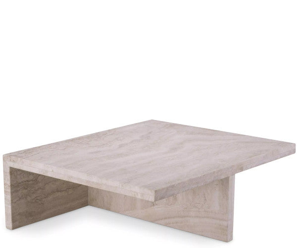 Eichholtz Amara sofabord - travertin - low