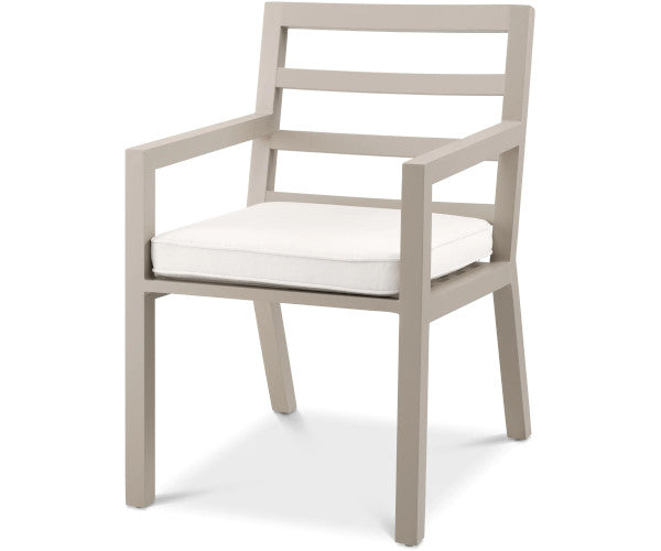 Eichholtz Delta spisestol - sand finish / canvas sunbrella Eichholtz Delta spisestol - sand finish / canvas sunbrella