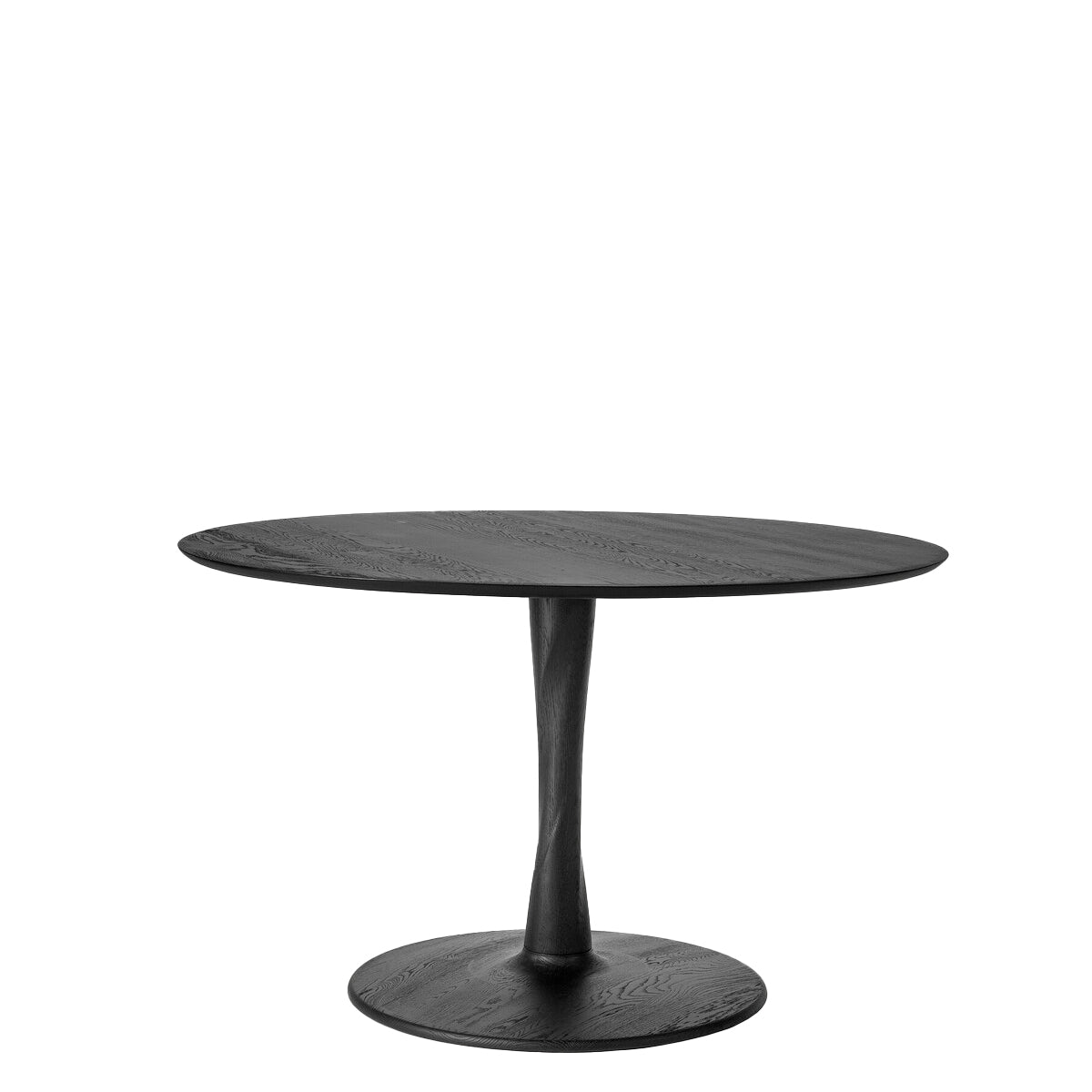 Ethnicraft Torsion Dining Table - Ø127 - Black Oak
