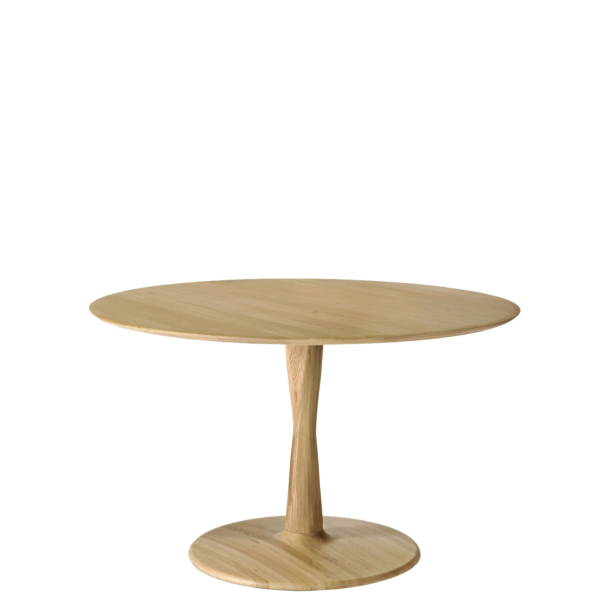 Ethnicraft Torsion Dining Table - Ø127 - Oak