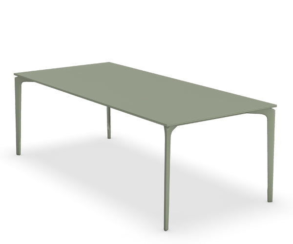Fast Design AllSize Spisebord - 351x116cm - Té Verde Aluminium - Grigio Fumé