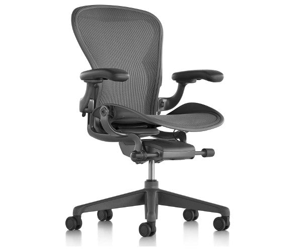 Herman Miller Aeron Carbon - C - Large / Exclusive / Standard Hårde hjul (tæpper og bløde underlag)