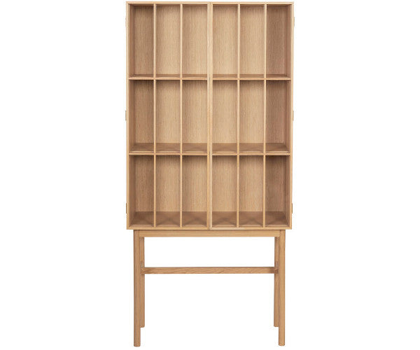 Hübsch Shoji Tall vitrine - egetræ