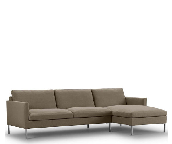 Juul 903 Chaiselong Sofa - Stof Stone - Anthracit 10 / Højrevendt
