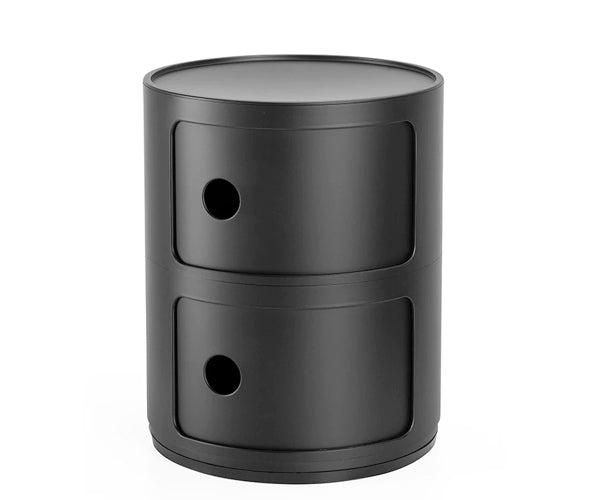 Kartell Componibili Mat Recycled 2 Rum - Sort