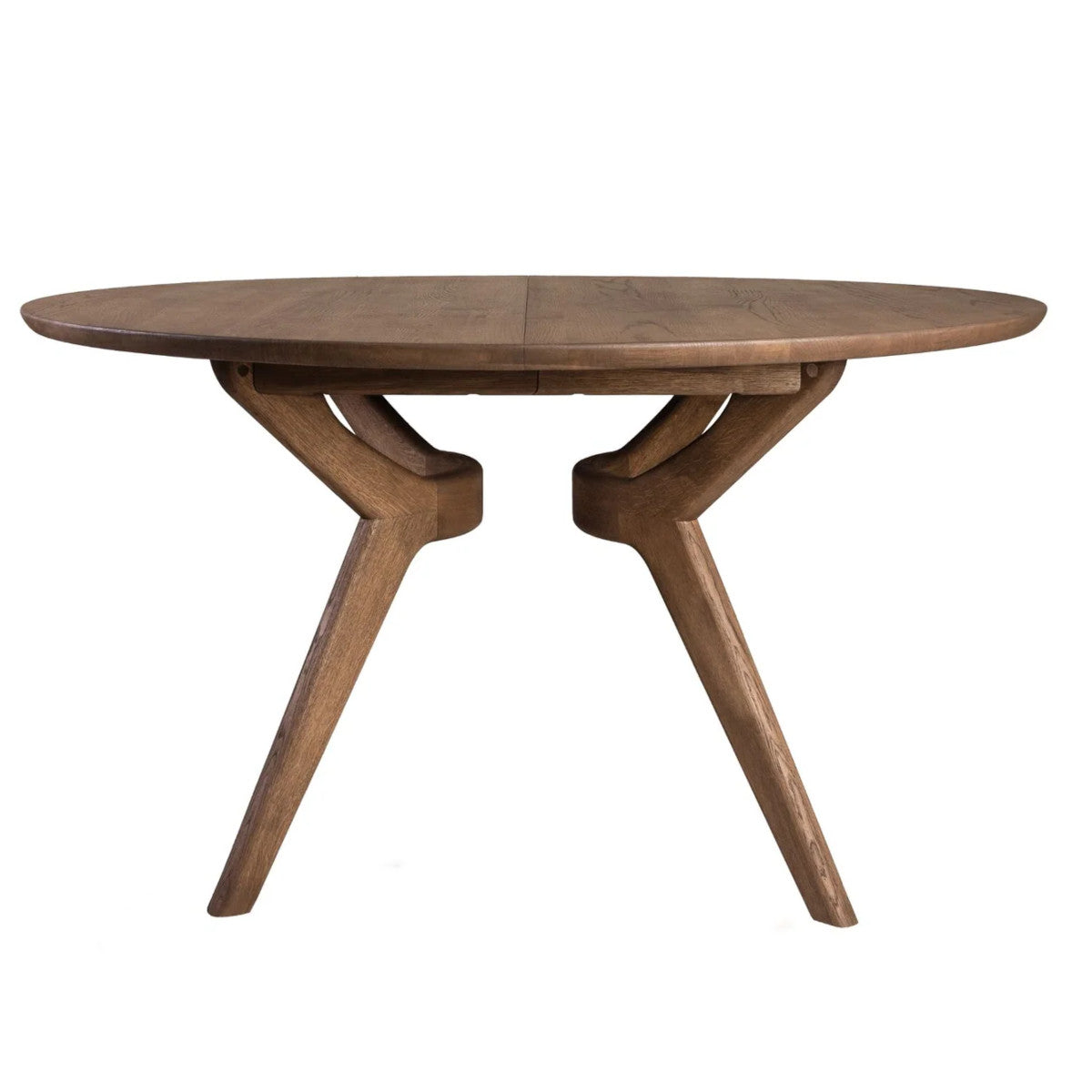 Kristensen & Kristensen Amelia Spisebord - Med Udtræk - Ø160 - Eg - Eg | C15 Mocca Brown Oil / Edge Profil 2