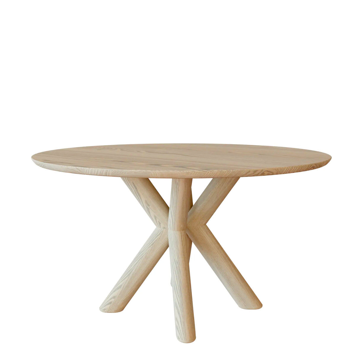 Kristensen & Kristensen Muhle Spisebord - Med Udtræk - Ø160 - Eg - Eg | C20 Grey Brown Oil / Edge Profil 10