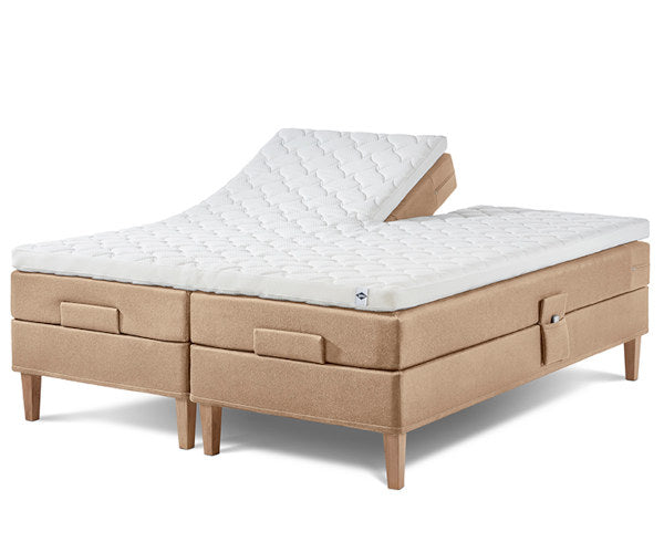 Lama Premium Elevation 180x200 - Sand / Fast/Fast / 2 enkelt topmadrasser