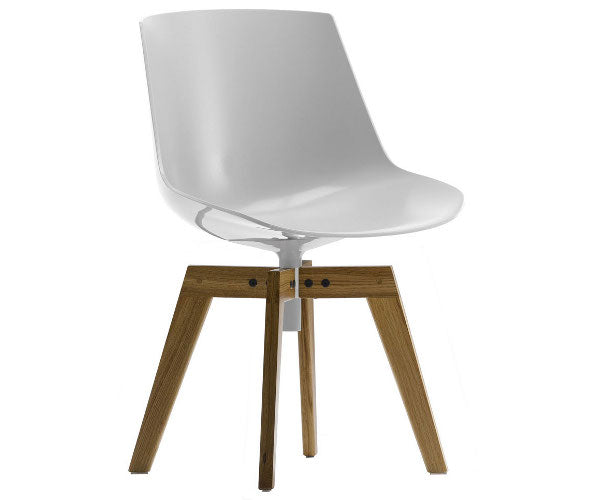 Mdf Italia Flow Chair Wood - Mud Brown matt / Lys Eg