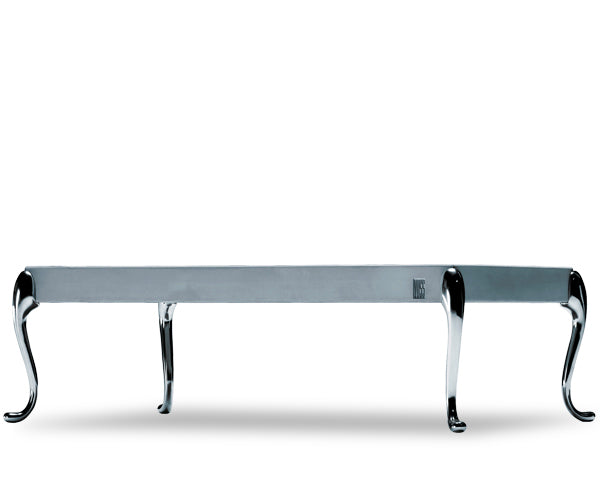 Morten Voss FlightDeck Sofabord - 75x135cm. - Beton - Børstet Aluminium