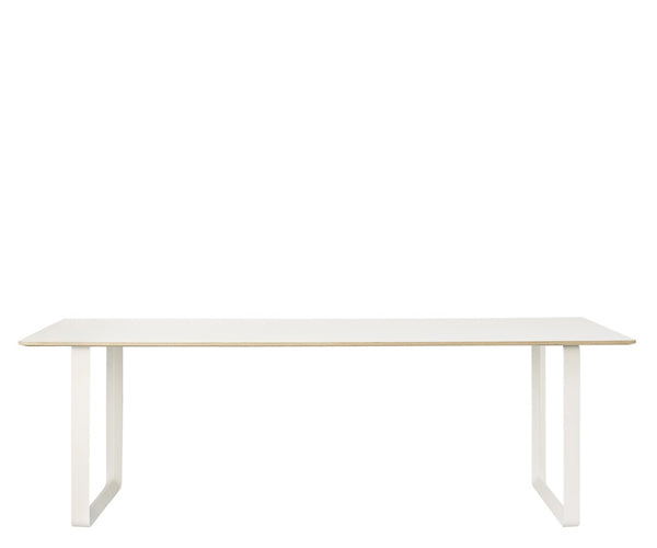Muuto 70/70 bord - 255x108cm. - Sort / Sort Linolium