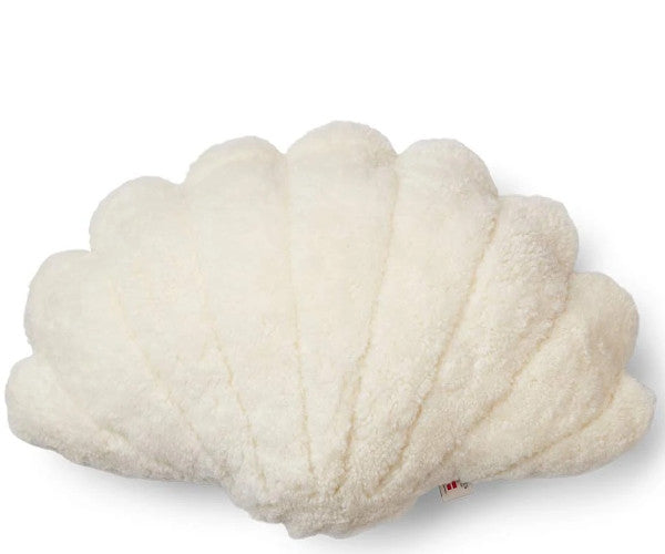 Natures Collection Musling pude - hvid lammeskind - 35x50