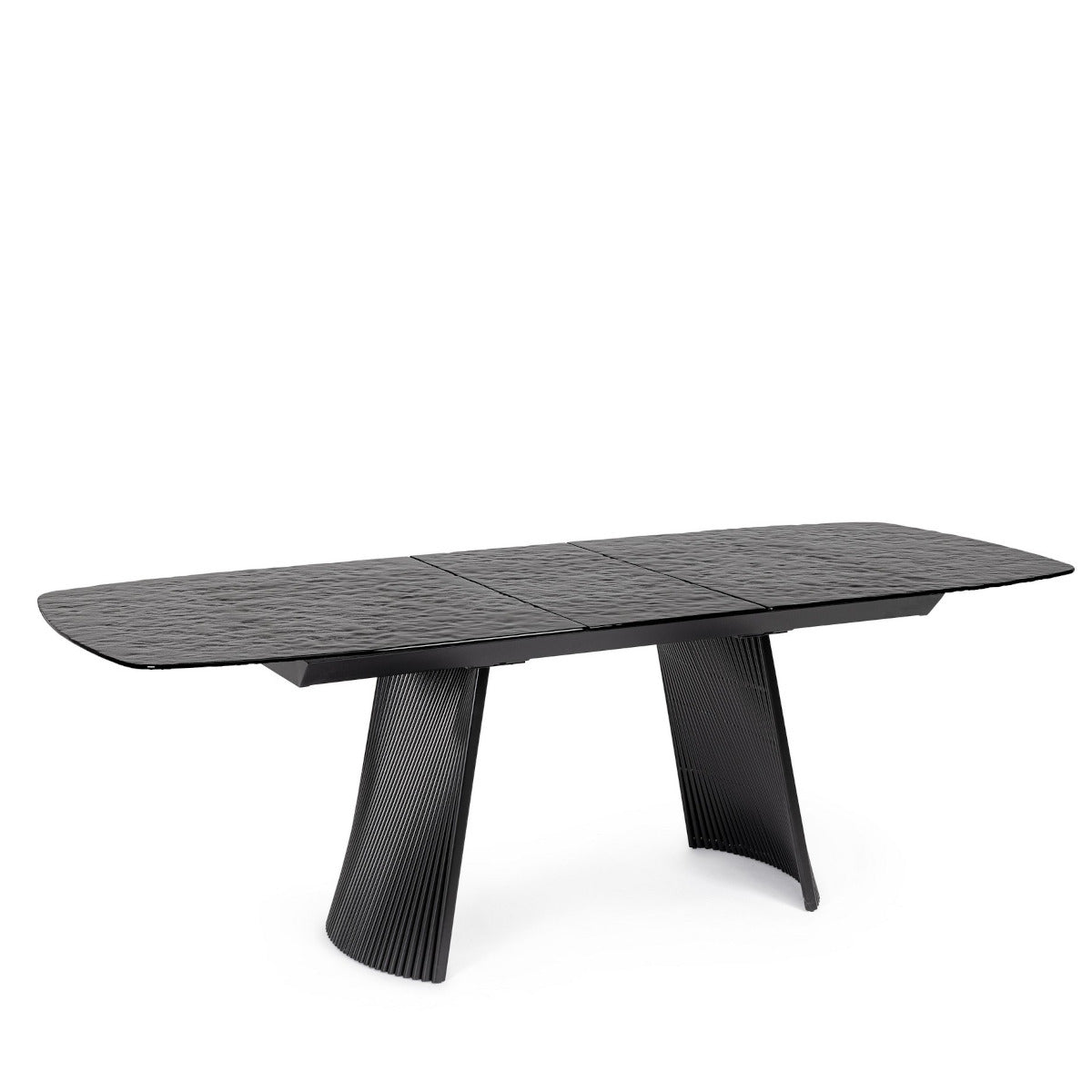 Oliver Glass spisebord - m/udtræk - 180/220x90