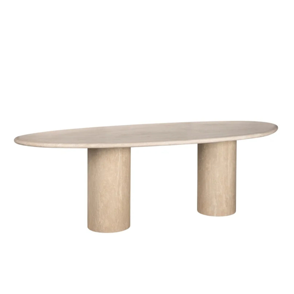 Richmond Interiors Renaissance spisebord - travertin - 240x100