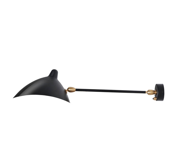 Serge Mouille Big Wall Scone 1 Rotating Straight Arm - AP1B2R