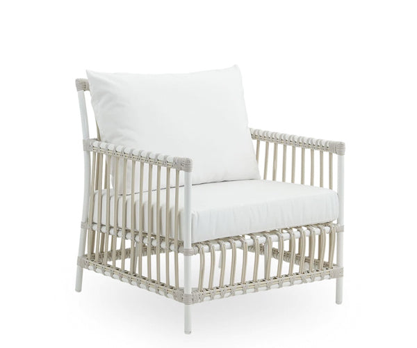 Sika Design Caroline Exterior Lænestol - Inkl. Hynder - Hvid - White B450