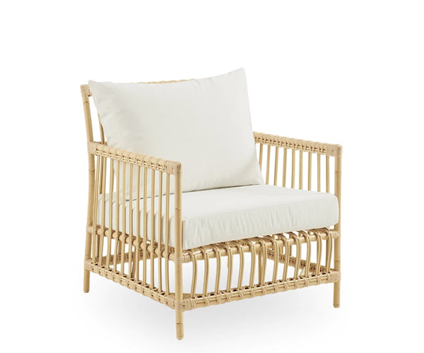 Sika Design Caroline Exterior Lænestol - Inkl. Hynder - Natural - White B450 (som vist)