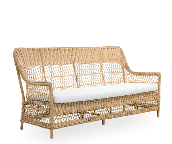 Sika Design Dawn Exterior 3 pers. Sofa - Alu Natural - Inkl. Hynde - CY101 - White