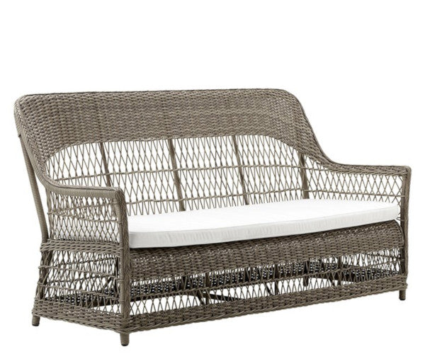 Sika Design Dawn Exterior 3 pers. Sofa - Antique Grey - Inkl. Hynde - White