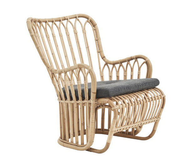 Sika Design Tulip Loungestol - inkl hynde - Coffee